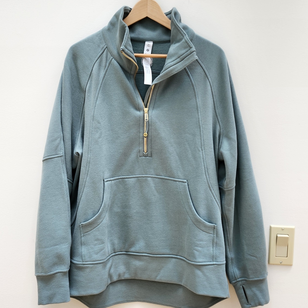 Lululemon Athletica Green Half-Zip Pullover